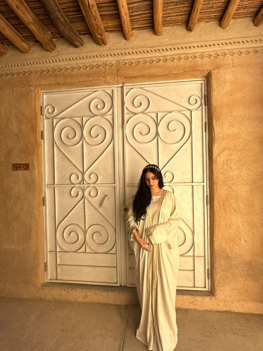 Golden Bisht Set