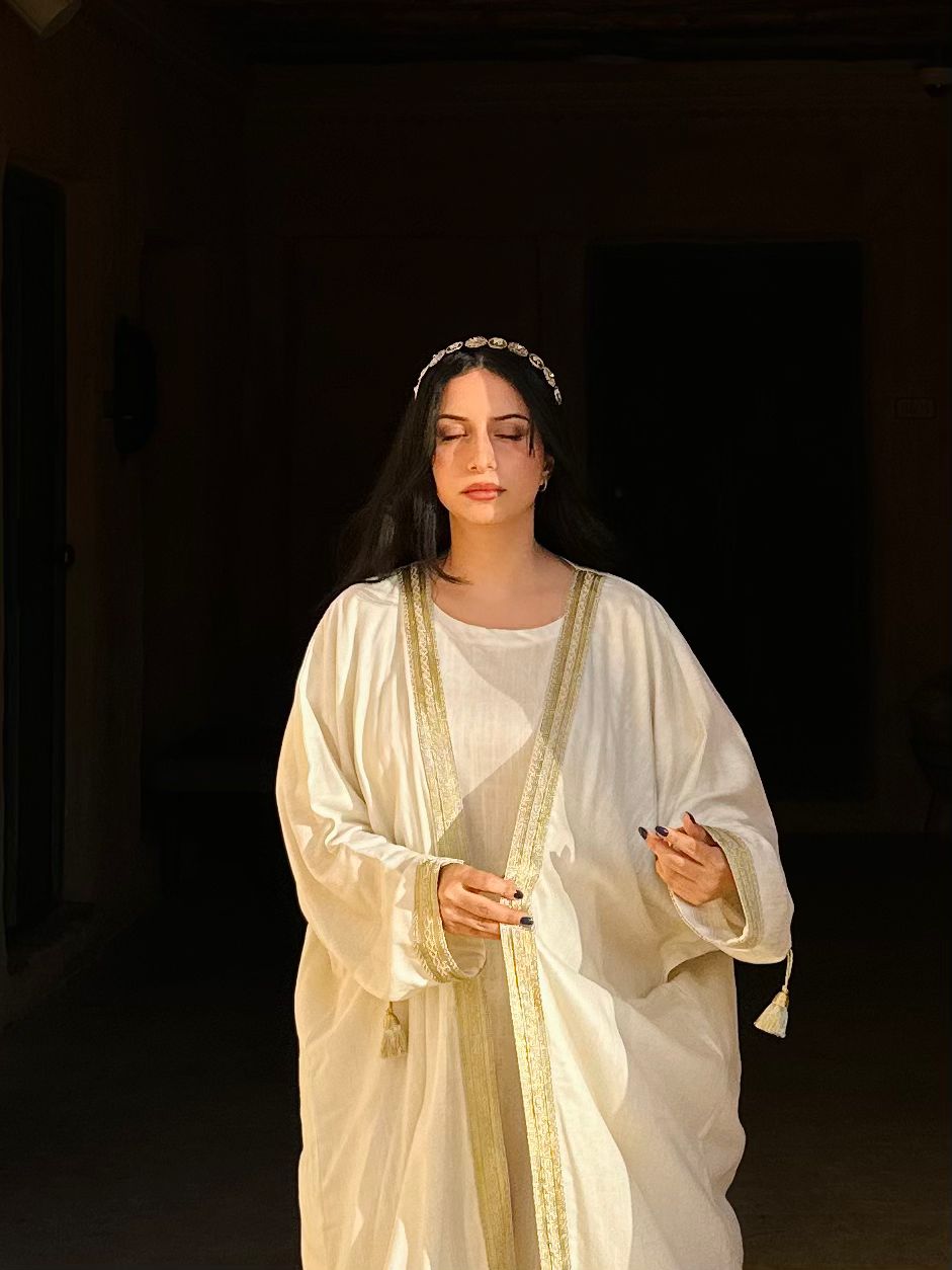 Golden Bisht Set