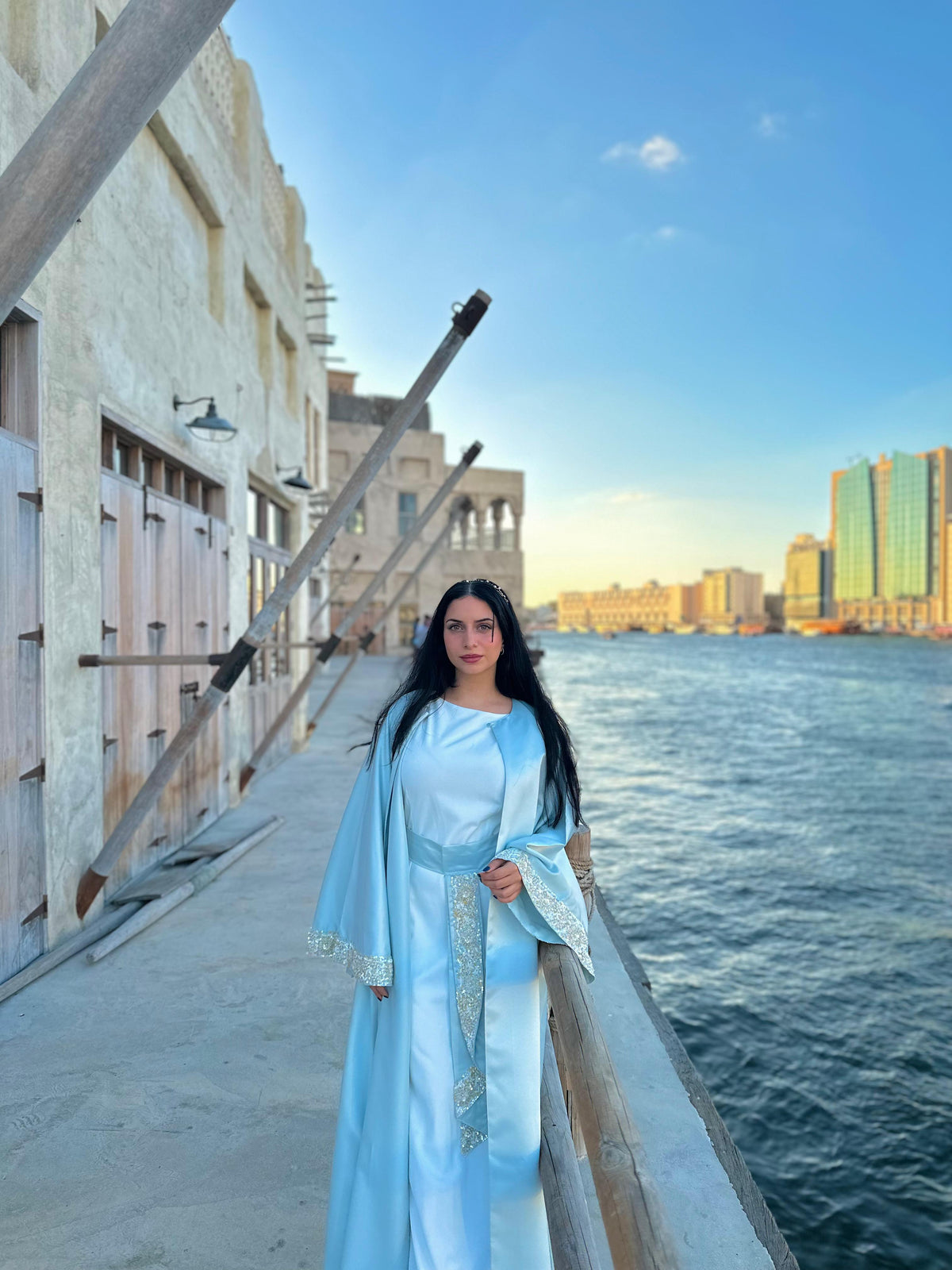 Tiffany Seashell Abaya