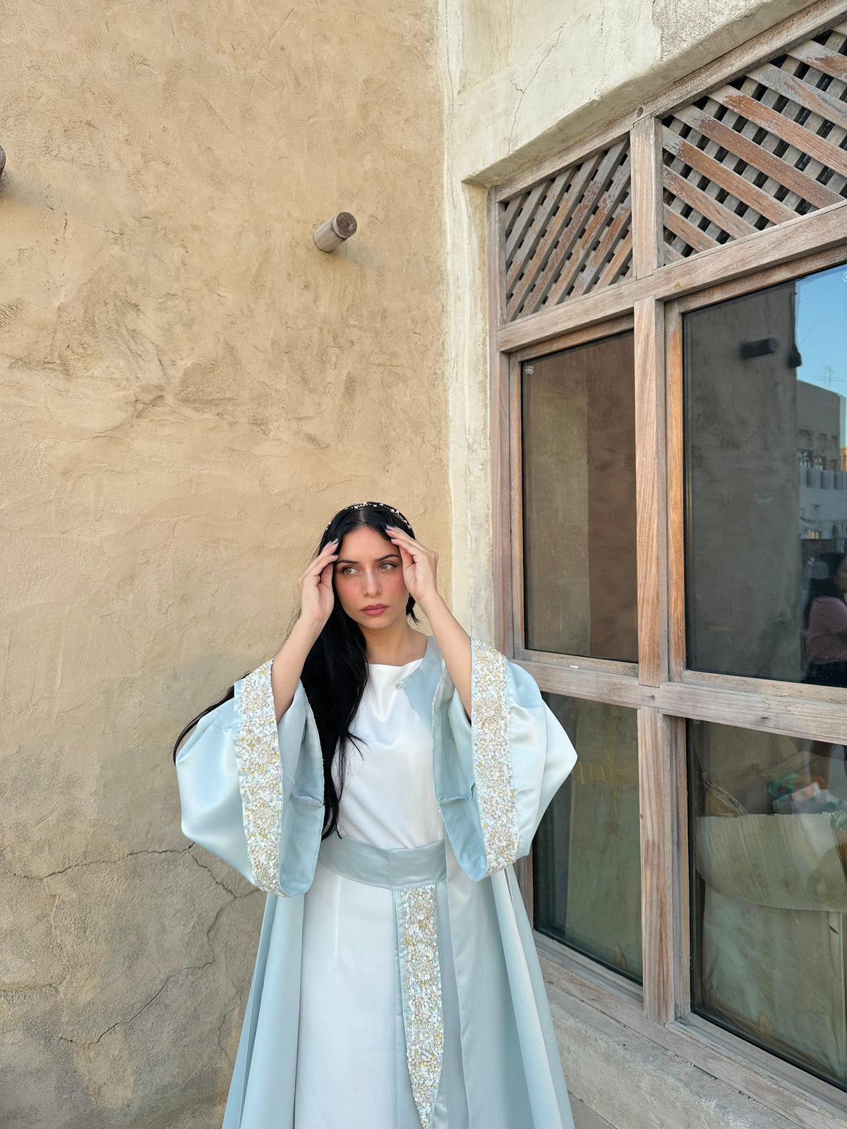 Tiffany Seashell Abaya