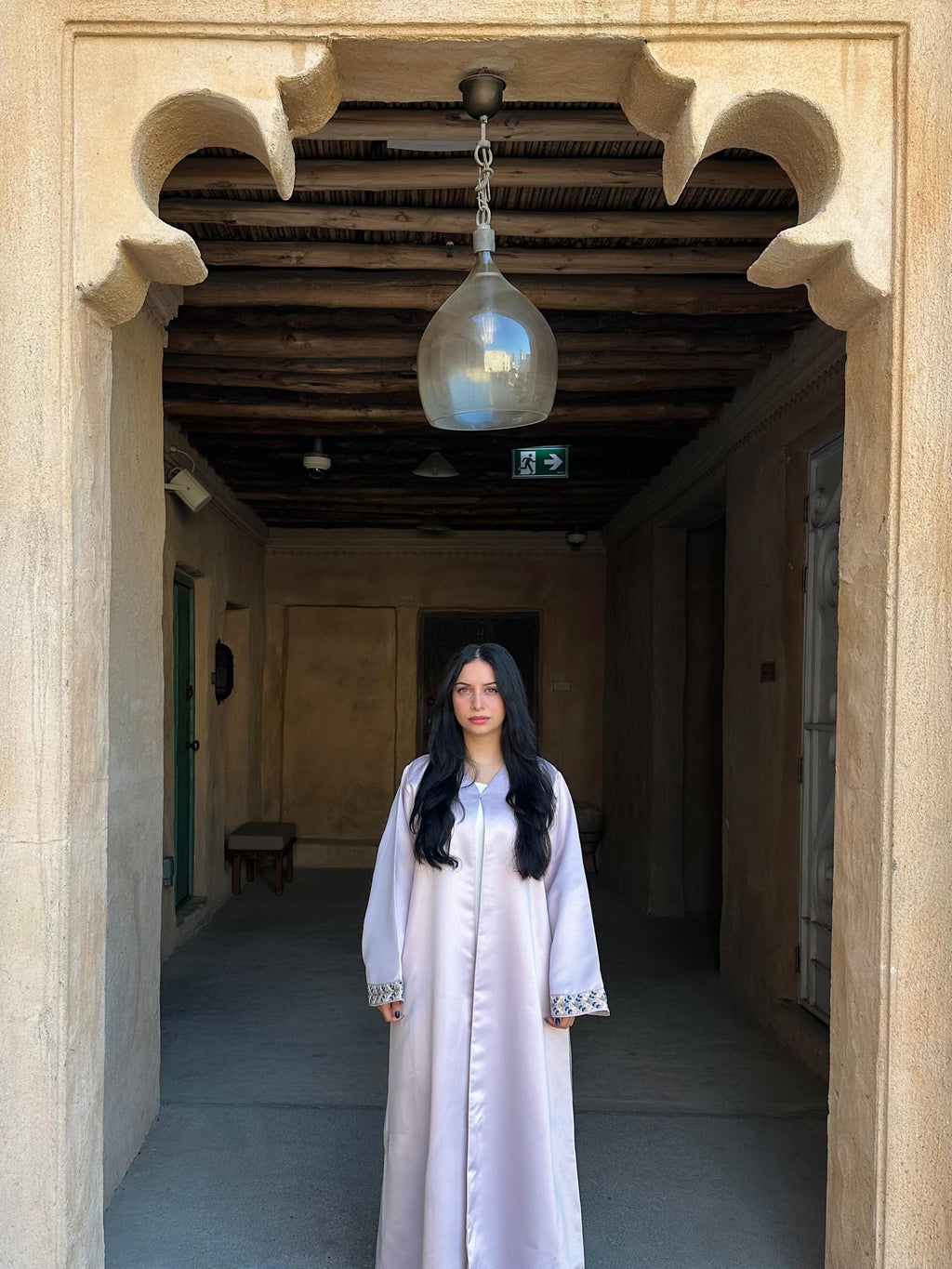Lavender Garden Abaya