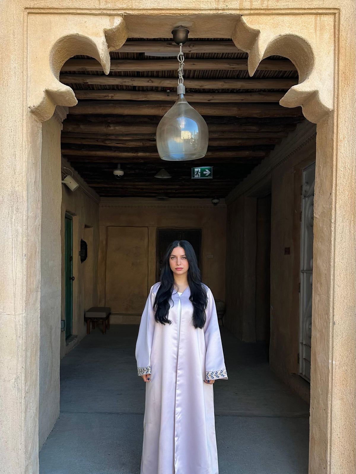 Lavender Garden Abaya