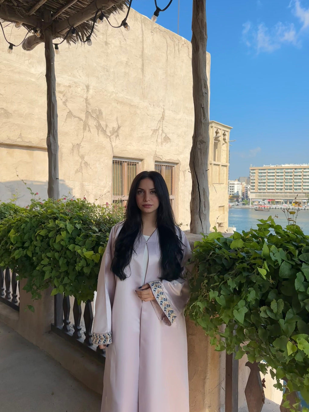 Lavender Garden Abaya