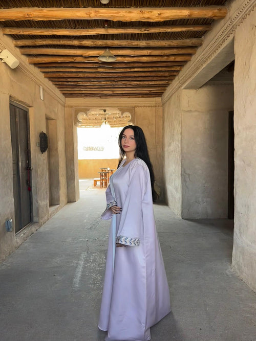 Lavender Garden Abaya