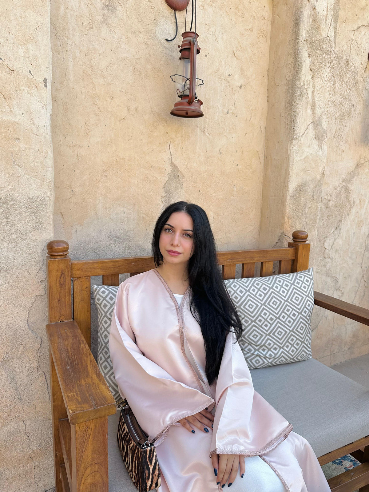 Rose Gold Abaya
