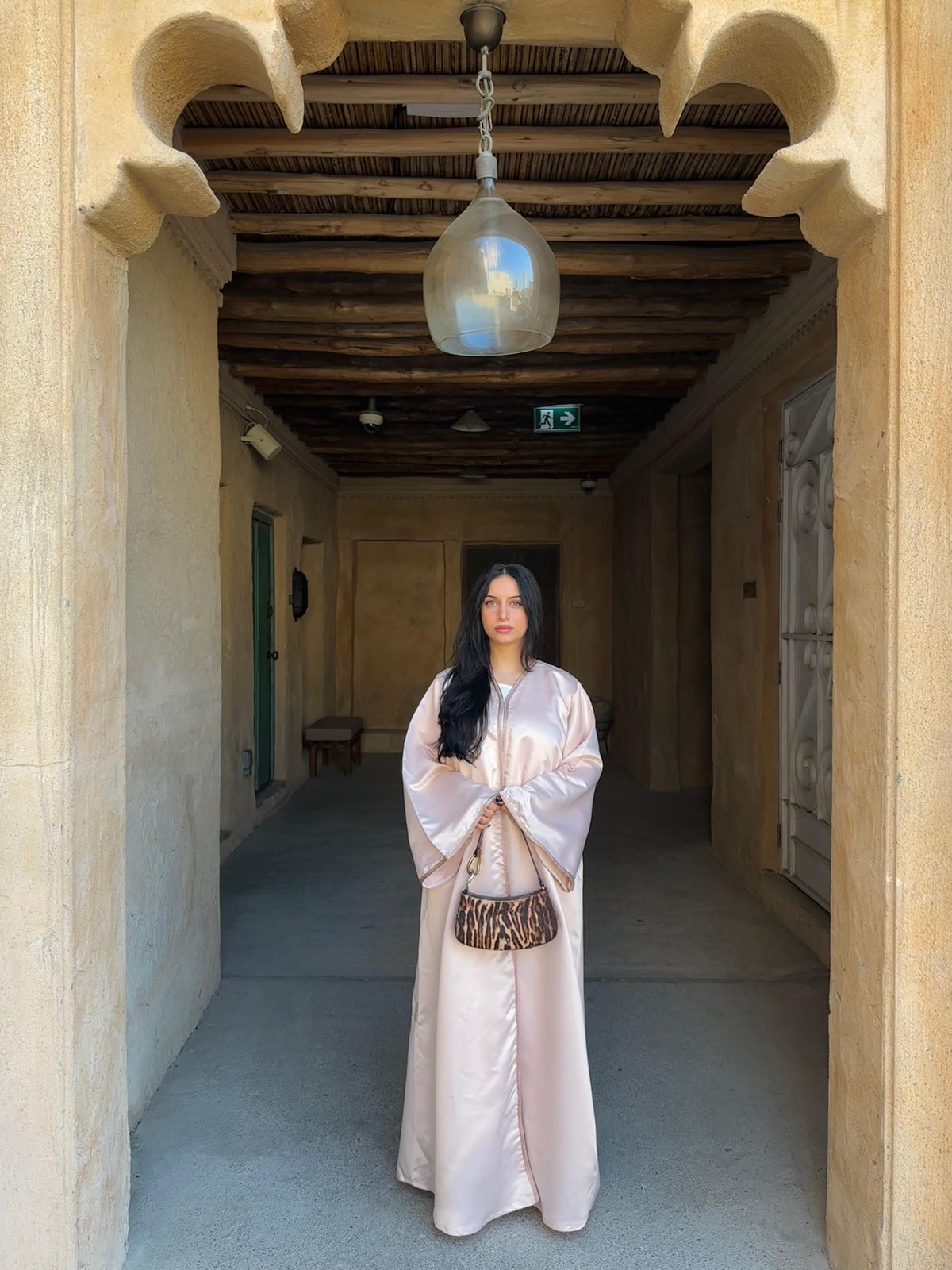 Rose Gold Abaya